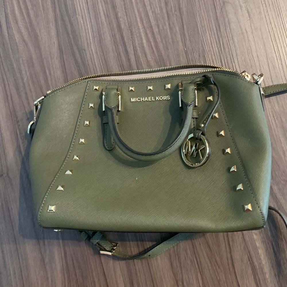 Olive Green Michael Kors Handbag